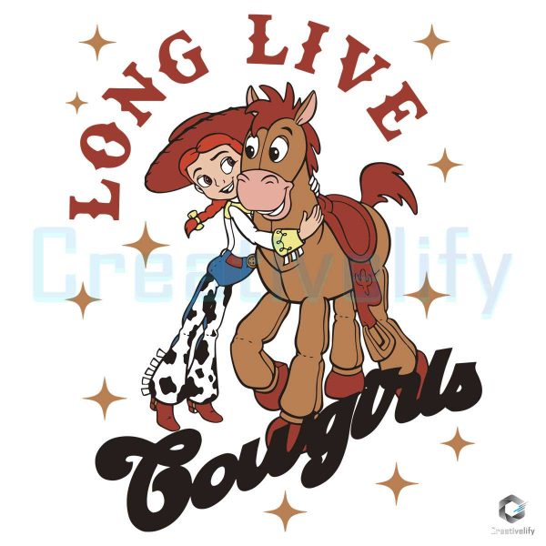 Disney Toy Story Long live Cowgirls Jessie SVG