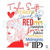 Taylor Swift Albums The Eras Tour SVG File