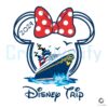 Minnie Head Disney Trip 2024 SVG File Design