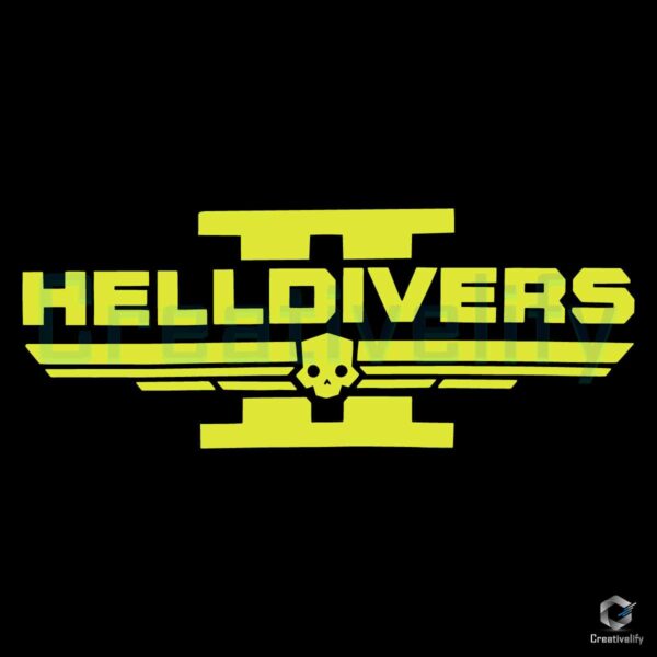 Helldivers 2 Logo Squad Based Shooter SVG