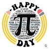 Pi Day Mathematic Pi Symbol SVG File Download