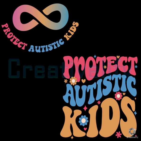 Protect Autistic Kids Autism Awareness SVG