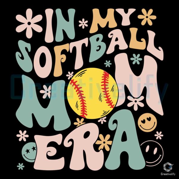 In My Softball Mom Era Game Day SVG