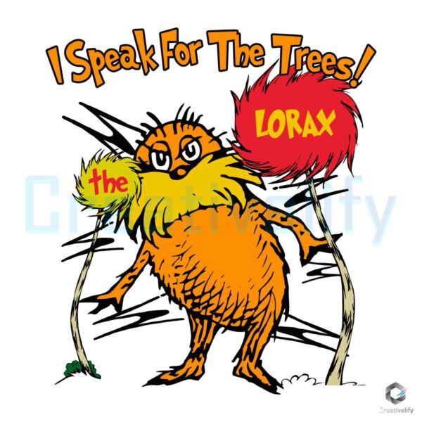 Funny Dr Seuss Trees The Lorax SVG