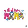 Autism Mama Puzzle Pieces PNG File