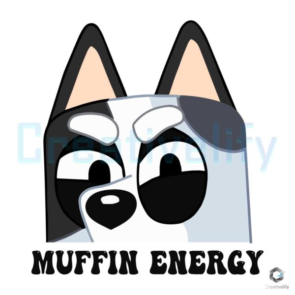 Muffin Energy Bluey Dog And Friends SVG