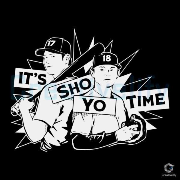 Its Sho Yo Time La Dodgers SVG File Digital