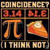 Pi Day Coincidence I Think Not SVG File