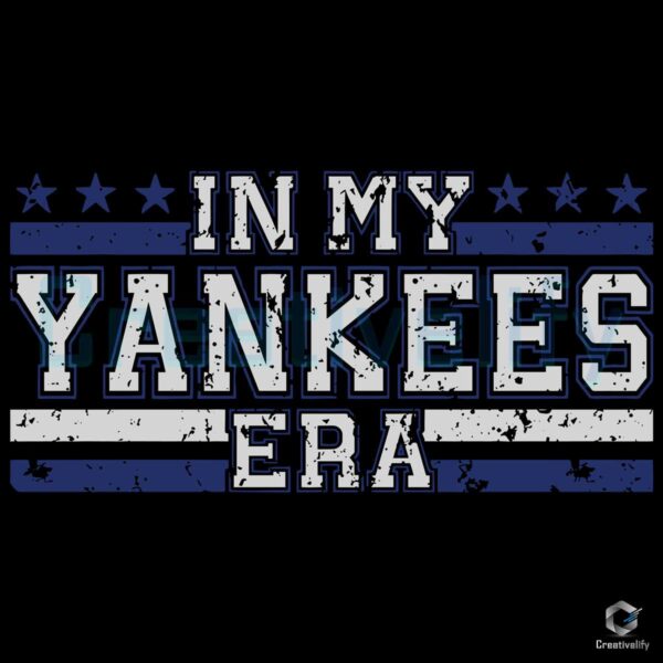 In My Yankees Era Baseball SVG File