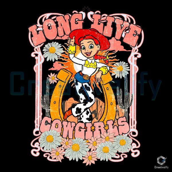 Jessie Long Live Cowgirl Toy Story PNG File Design