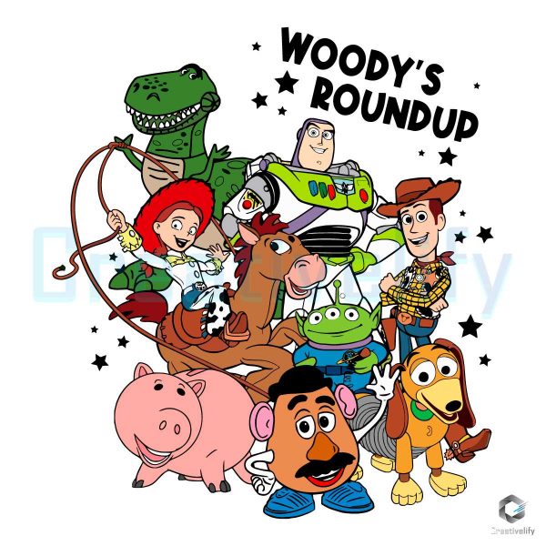 Toy Story Woodys Roundup Friends SVG File
