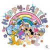 Happy Easter Rainbow Disney Characters PNG