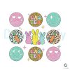 Funny Smiley Face Easters Day Bunny PNG