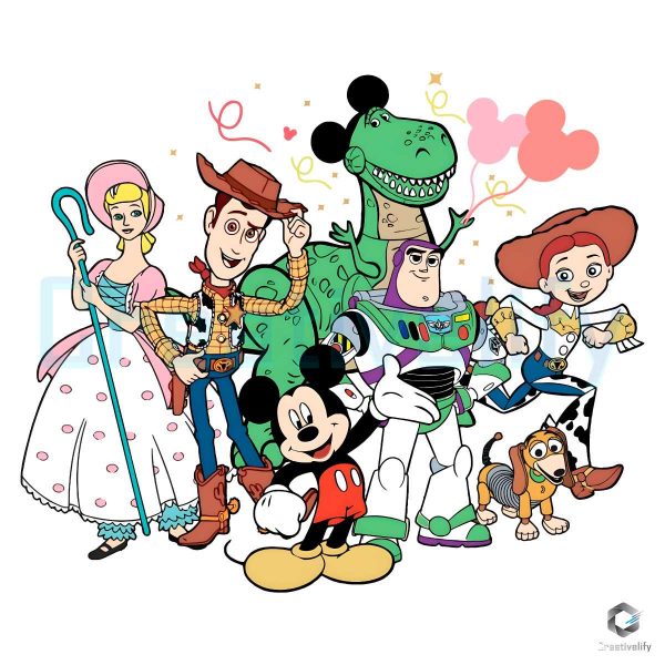 Disneyworld Toy Story Mickey PNG File Digital