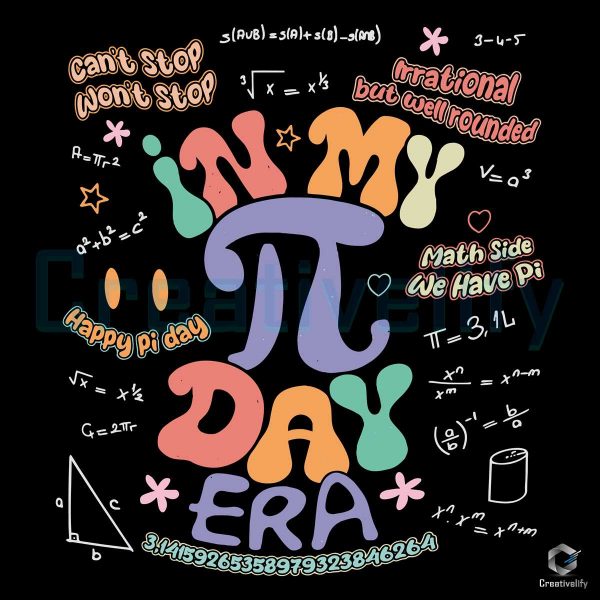 In My Pi Day Era Math Teacher SVG Download