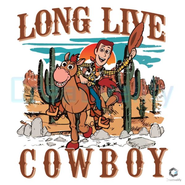 Woody Toy Story Long Live Cowboy PNG