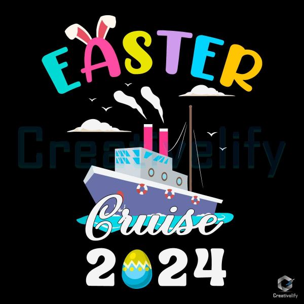 Easters Day Cruise Family 2024 Bunny SVG File