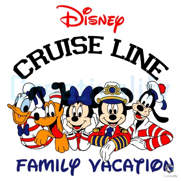 Disney Cruise Line Family Vacation PNG File