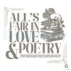 Alls Fair In Love And Poetry Taylor Swift SVG
