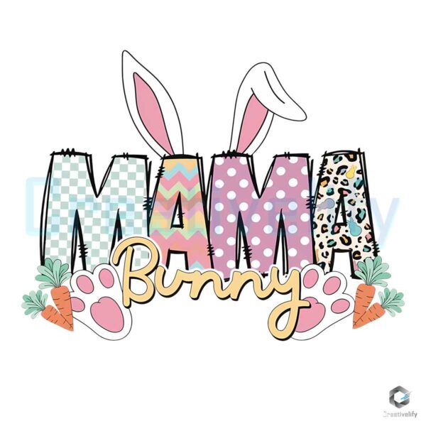 Mama Bunny Easter PNG File Download