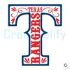 Texas Rangers Baseball T Logo SVG File