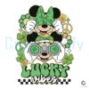 Mickey Minnie Patrick Day Lucky Vibes SVG