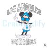 Mickey Mouse LA Dodgers Baseball SVG File