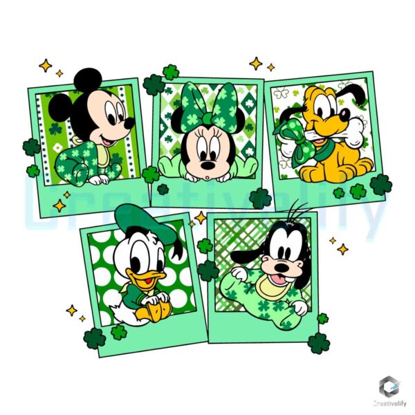 Mickey And Friends St Patricks Day SVG