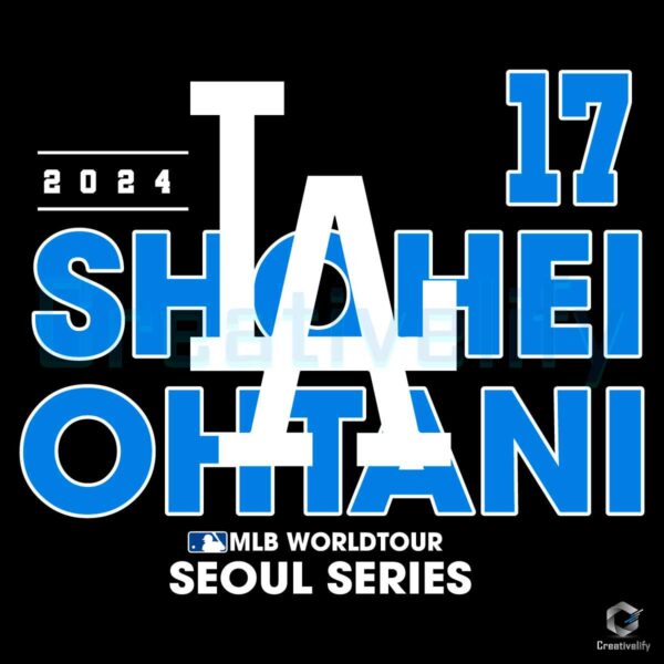 Shohei Ohtani MLB World Tour Seoul Series SVG