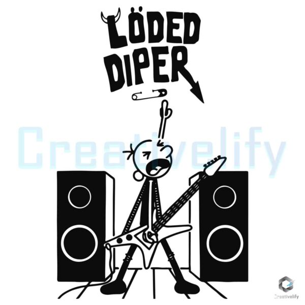 Loaded Diaper Wimpy Kid Book Day SVG
