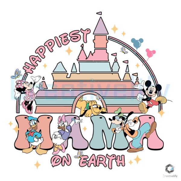 Disney Friends Happiest Mama On Earth PNG