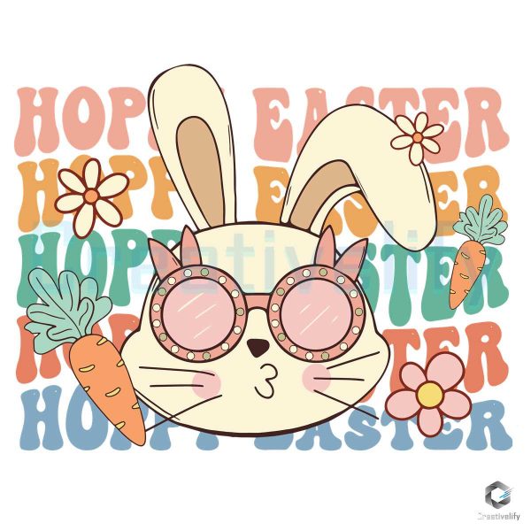 Hoppy Easter Peeps Jesus Bunny SVG File