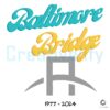 Baltimore Bridge 1977 2024 SVG File