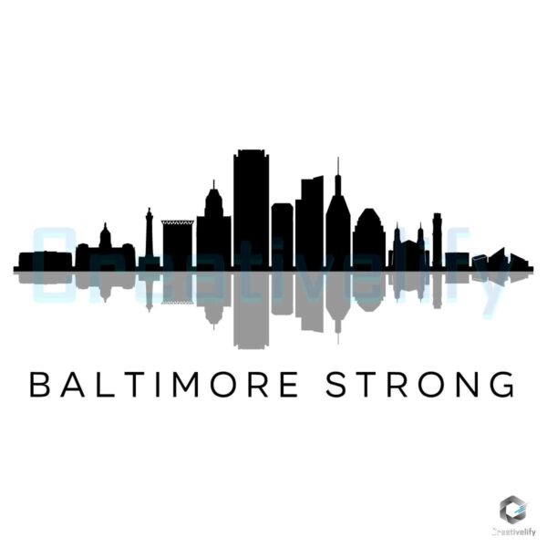 Baltimore Strong Bridge Collapse 2024 SVG