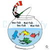 Dr Seuss One Fish Two Fish Blue Fish Svg