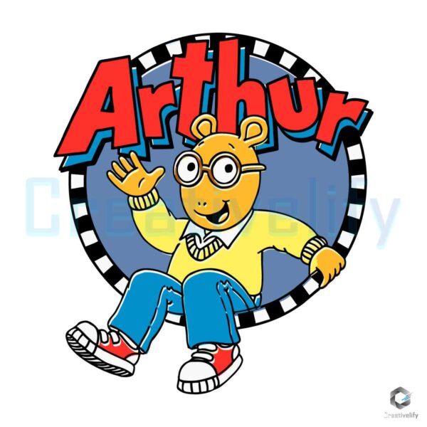 Arthur 90s Cartoon Character SVG File Digital