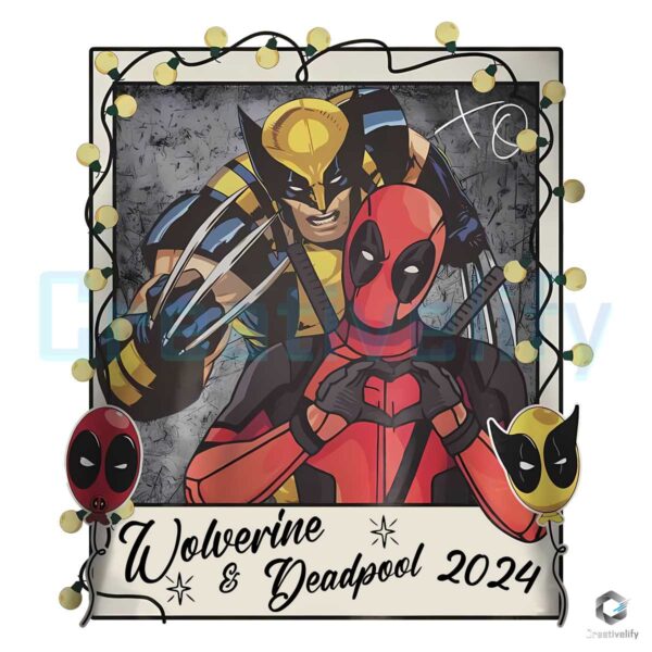 Wolverine And Deadpool 2024 Movie PNG