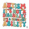 Floral Autism Is Not A Disability SVG File