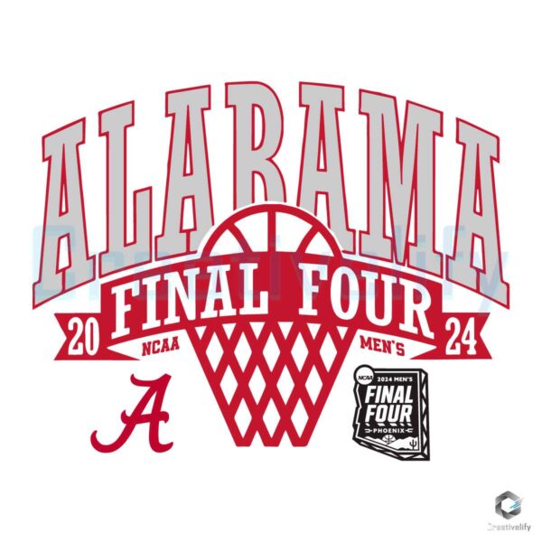 Alabama Final Four 2024 Mens Basketball SVG