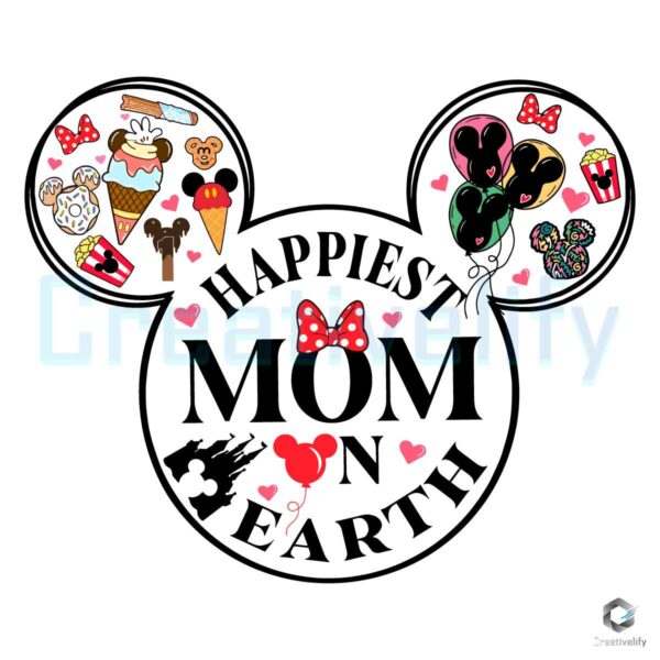 Happiest Mom On Earth Disney Snack PNG