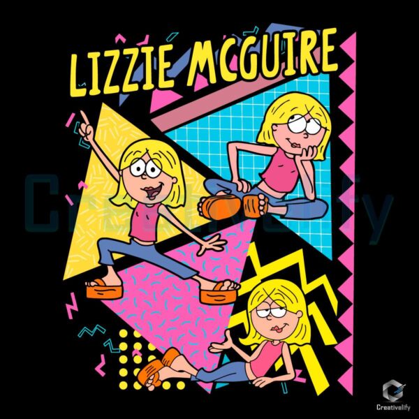 Disney Channel Lizzie Mcguire Cartoon SVG