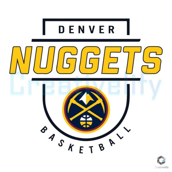 Denver Nuggets Basketball BNA 2024 SVG
