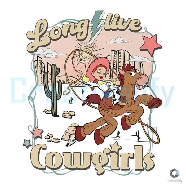 Pixar Toy Story Jessie Long Live Cowgirls PNG