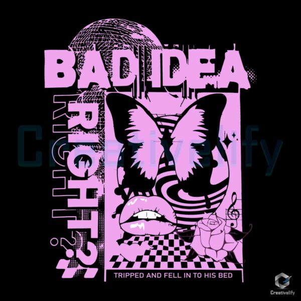 Olivia Rodrigo Bad Idea Right Music Album SVG