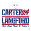Texas Carter Langford 24 SVG File