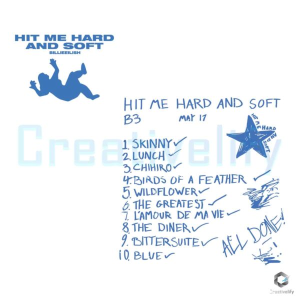 Hit Me Hard And Soft Tracklist Billie SVG File