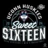 UConn Huskies Sweet Sixteen Basketball SVG