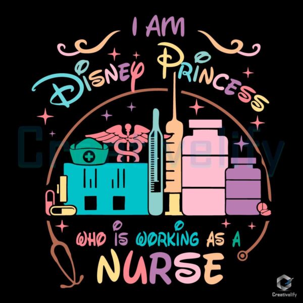 Disney Princess Who Is Working As A Nurse SVG