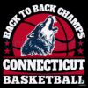 Back To Back Champs Connecticut Basketball SVG