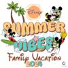 Disney Summer Vibes Family Vacation 2024 SVG